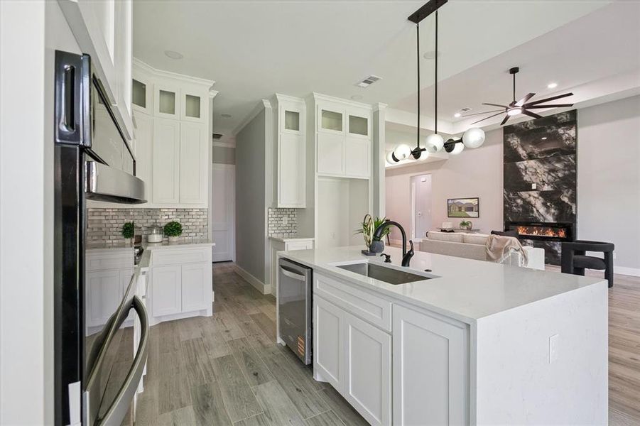 Furnished interior view inside a new home in , Arlington (Image 11).