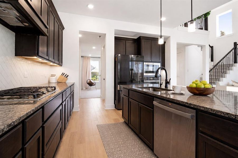 Furnished interior view inside a new home in , Hickory Creek (Image 8).