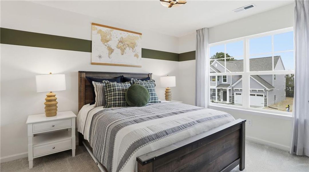 Furnished interior view inside a new home in , Dawsonville (Image 60).