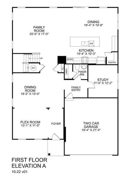 2D floor plan layout for the York by Ryan Homes in Linden Park, Moore, SC (Image 2). 2D floor plan layout for the York by Ryan Homes in Linden Park, Moore, SC (Image 2).