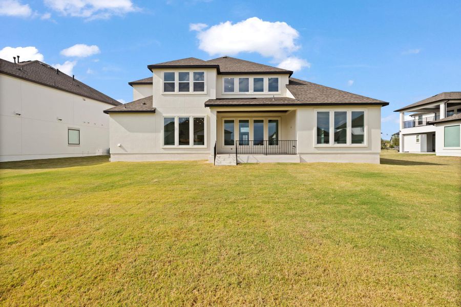 Exterior details and patio area of a home in , Leander (Image 3).