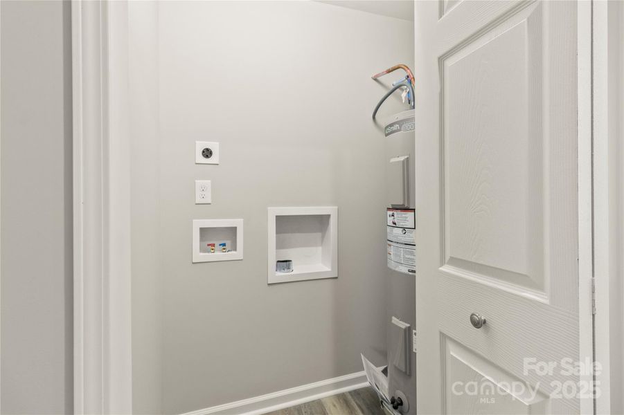 Laundry closet-Stackable unit to be installed 4-25-2025