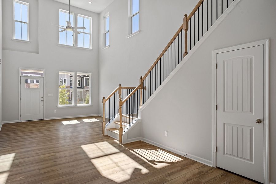 Spacious, unfurnished interior of a new home in Ovation at Sweetbrier, Durham (Image 20).