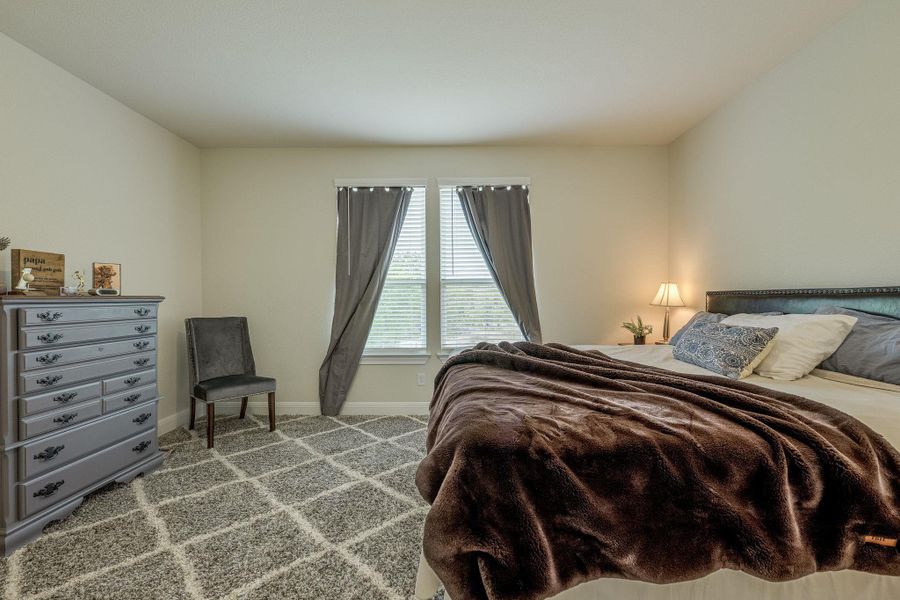 Large master suite