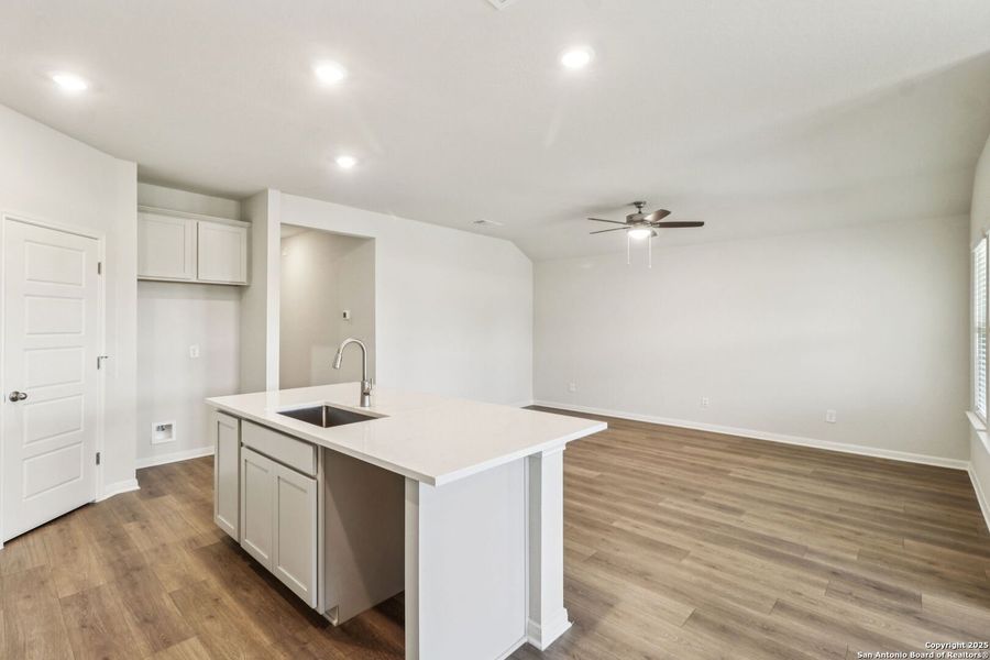 Furnished interior view inside a new home in Kallison Ranch, San Antonio (Image 4).