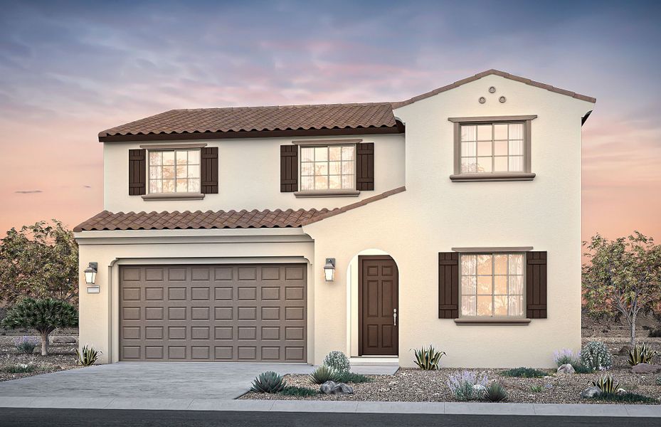 Representative exterior photo of a completed home built from the Visionary by Pulte Homes in Alamar, Avondale, AZ (Image 5).
