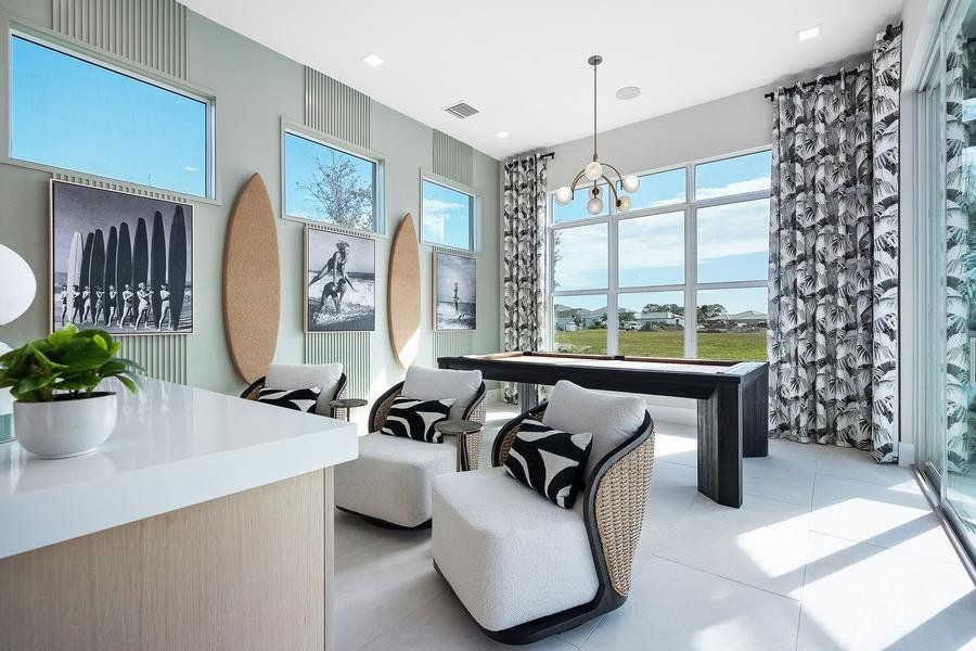 Representative furnished interior of a home built from the Riviera by GHO Homes in The Reserve at Grand Harbor, Vero Beach (Image 87).