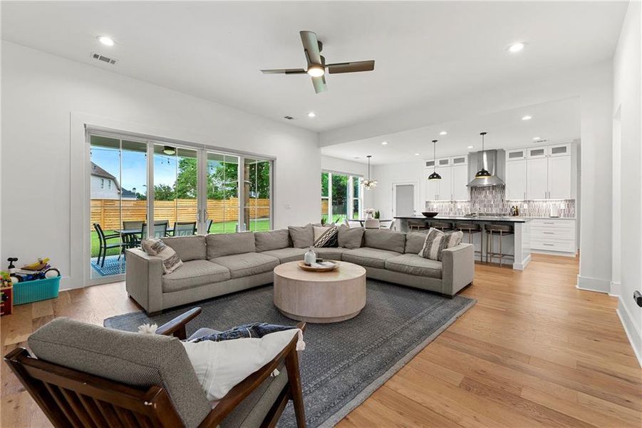 Furnished interior view inside a new home in , Dacula (Image 34).