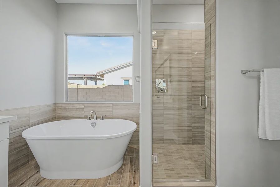Furnished interior view inside a new home in Bellero Estates, Queen Creek (Image 19).