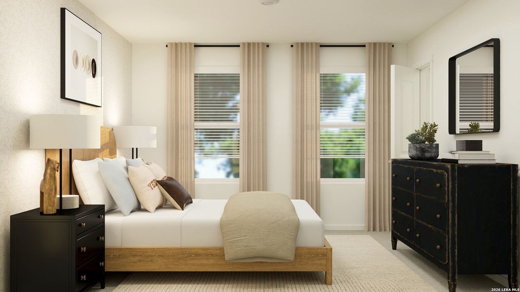 Furnished interior view inside a new home in , San Antonio (Image 12).