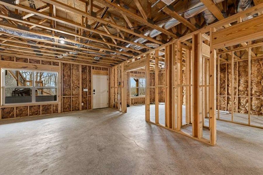 In-progress construction of a new home in , Talking Rock, GA (Image 63).