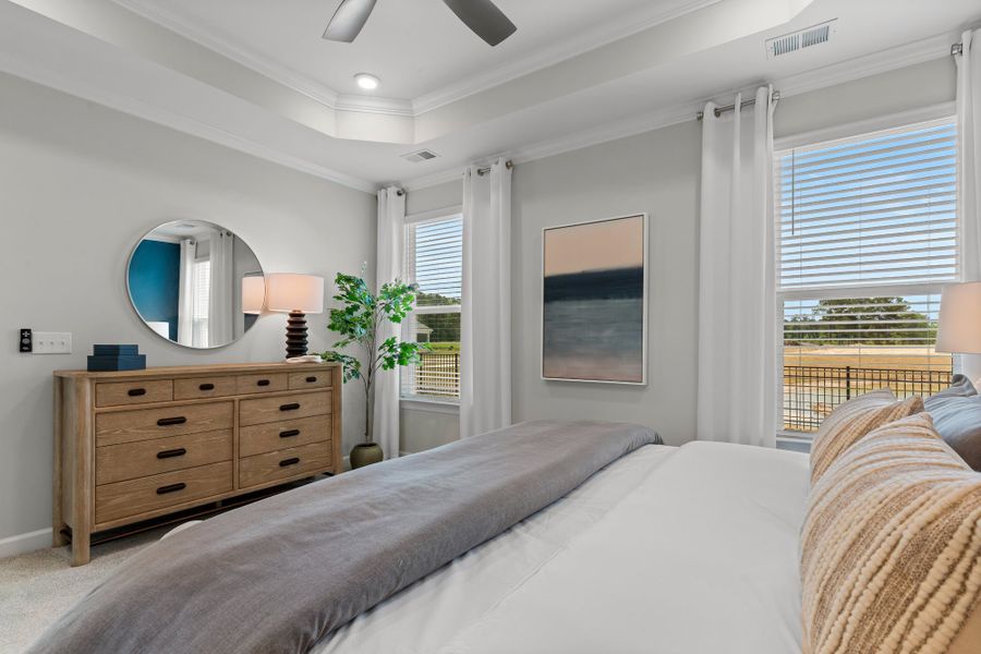 Representative furnished interior of a home built from the The Hibiscus by Chesapeake Homes in Coastal Club of the Carolinas, Calabash (Image 15).
