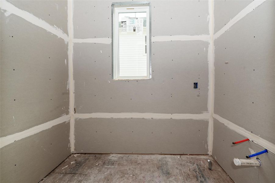 Half bath on the second floor