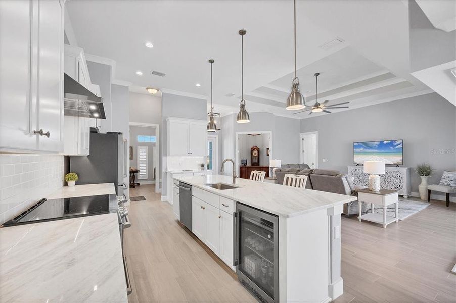 Furnished interior view inside a new home in , Placida (Image 7).