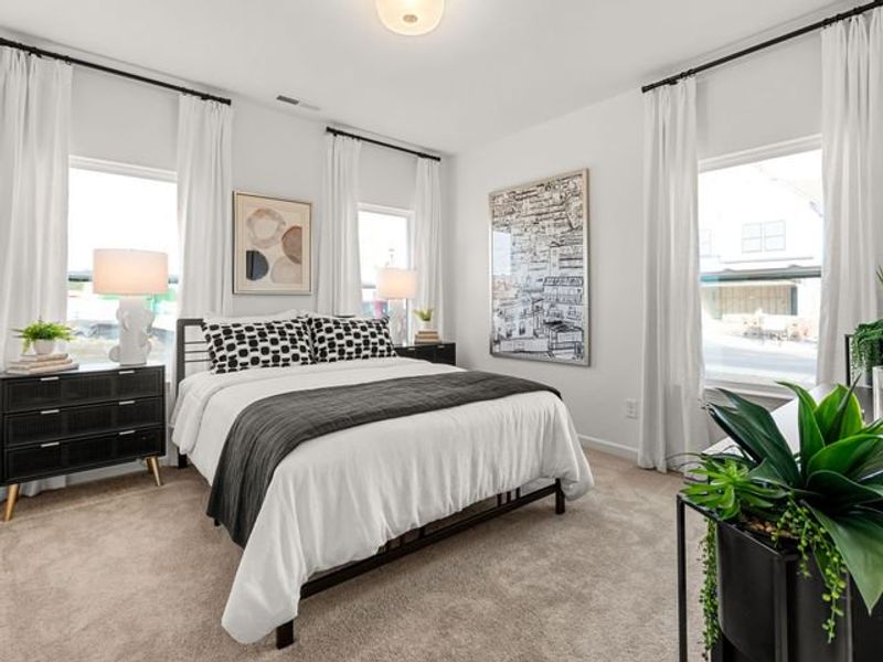 Representative furnished interior of a home built from the Karver TH by True Homes in Harpers Landing Townhomes, Walkertown (Image 12). Representative furnished interior of a home built from the Karver TH by True Homes in Harpers Landing Townhomes, Walkertown (Image 12).