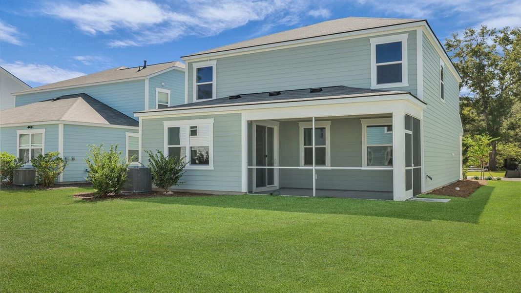 Exterior details and patio area of a home in Founders Corner, Summerville (Image 16).
