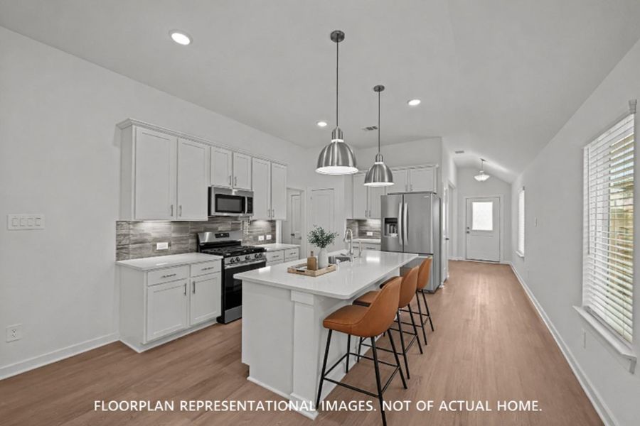 Furnished interior view inside a new home in Moran Ranch, Willis (Image 6).