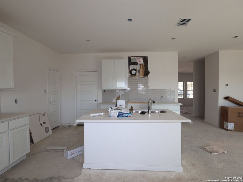In-progress construction of a new home in Hunters Ranch, San Antonio, TX (Image 22).