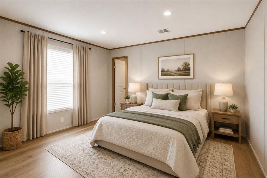Furnished interior view inside a new home in , Poolville (Image 37).