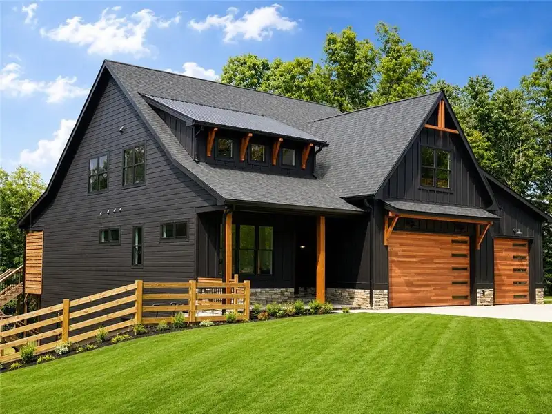 Front exterior of a new home in , Acworth, GA, highlighting curb appeal (Image 7).
