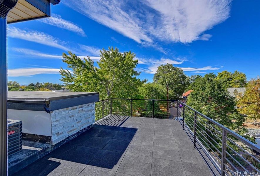 Exterior details and patio area of a home in , Denver (Image 24).
