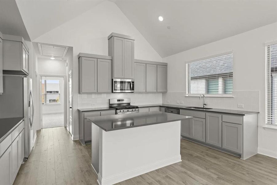 Furnished interior view inside a new home in Chelsea Commons, Allen (Image 13).