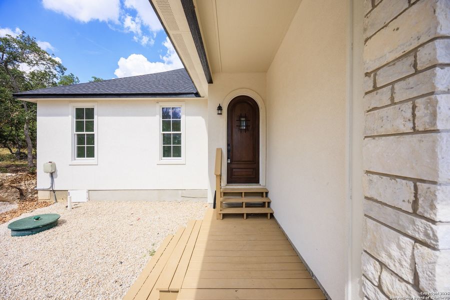 Exterior details and patio area of a home in , Blanco (Image 33). Exterior details and patio area of a home in , Blanco (Image 33).