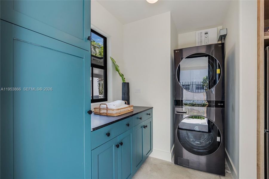 Furnished interior view inside a new home in , Miami (Image 10).