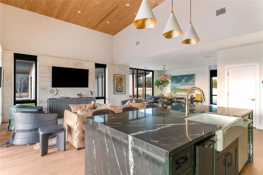 Furnished interior view inside a new home in , Glen Rose (Image 11).