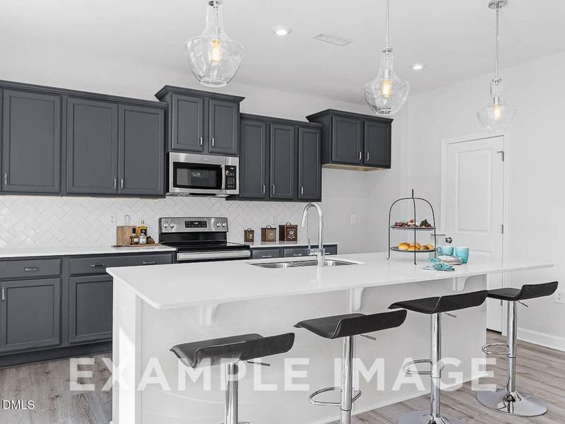 Furnished interior view inside a new home in Retreat at North Main, Lillington (Image 8). Furnished interior view inside a new home in Retreat at North Main, Lillington (Image 8).