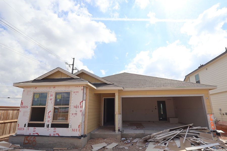 In-progress construction of a new home in Meadows at Clear Springs, New Braunfels, TX (Image 36). In-progress construction of a new home in Meadows at Clear Springs, New Braunfels, TX (Image 36).