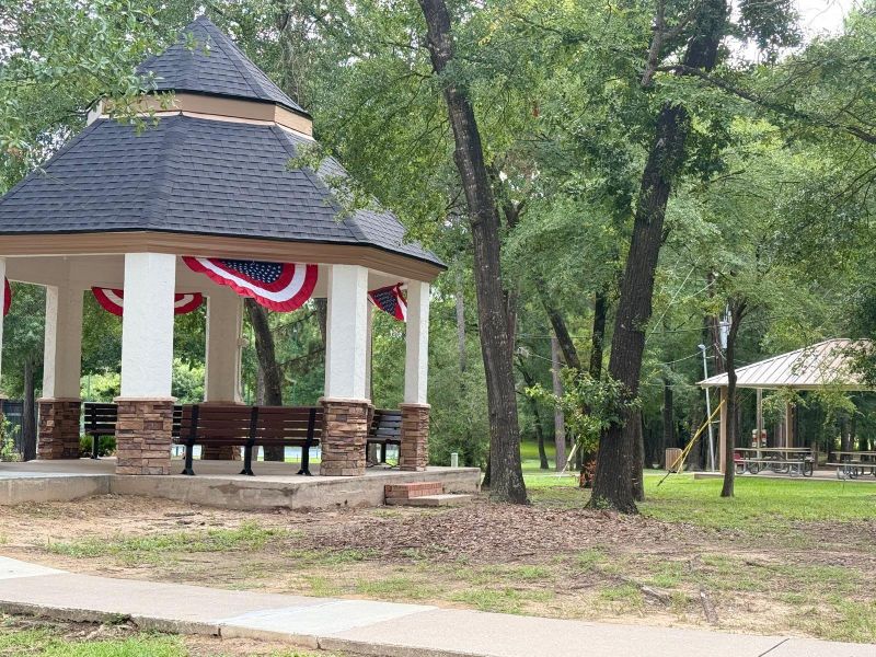 Front exterior of a new home in , Spring, TX, highlighting curb appeal (Image 21).