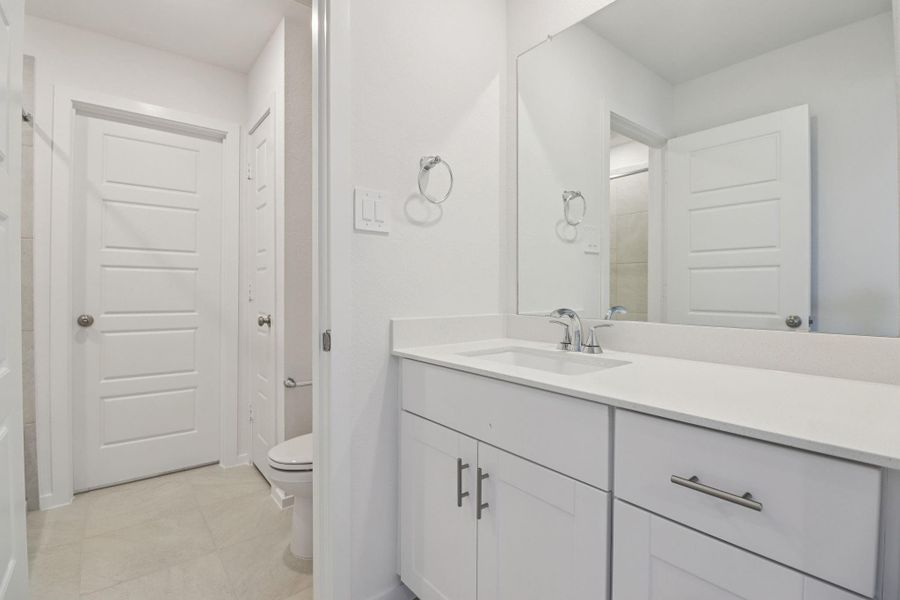 Furnished interior view inside a new home in Landing Meadows - Premier Series, New Caney (Image 13).