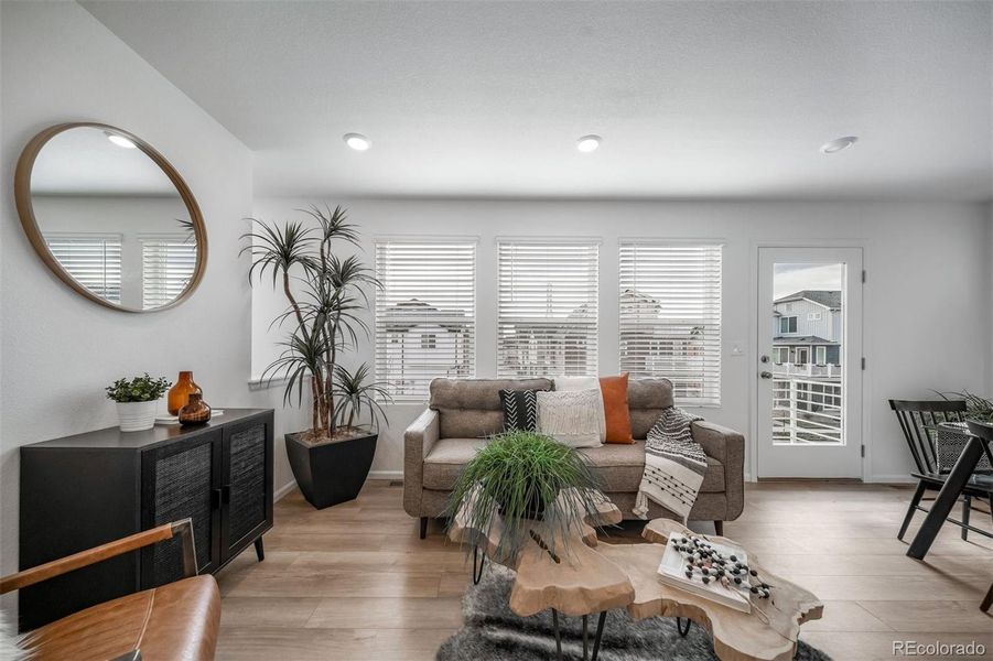 Furnished interior view inside a new home in Reunion, Commerce City (Image 30).