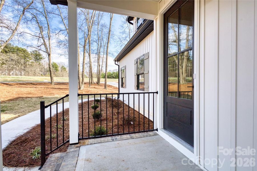 Exterior details and patio area of a home in , Catawba (Image 27).