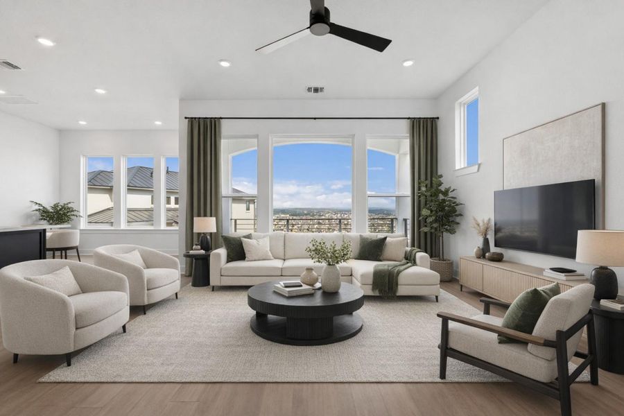 Family Room (Virtually Staged)