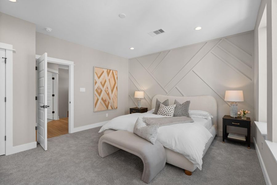 Furnished interior view inside a new home in , Houston (Image 8). Furnished interior view inside a new home in , Houston (Image 8).