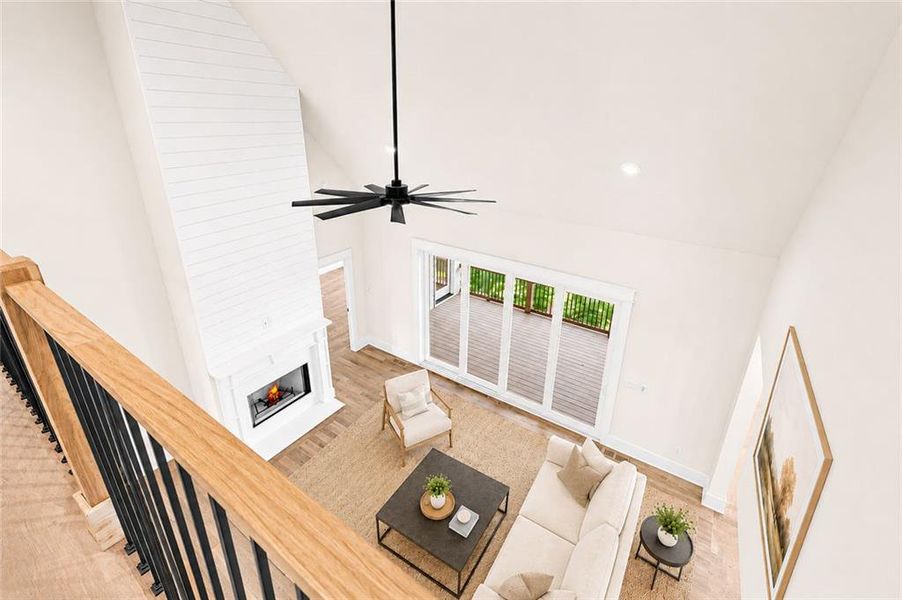 Furnished interior view inside a new home in , Dawsonville (Image 42).