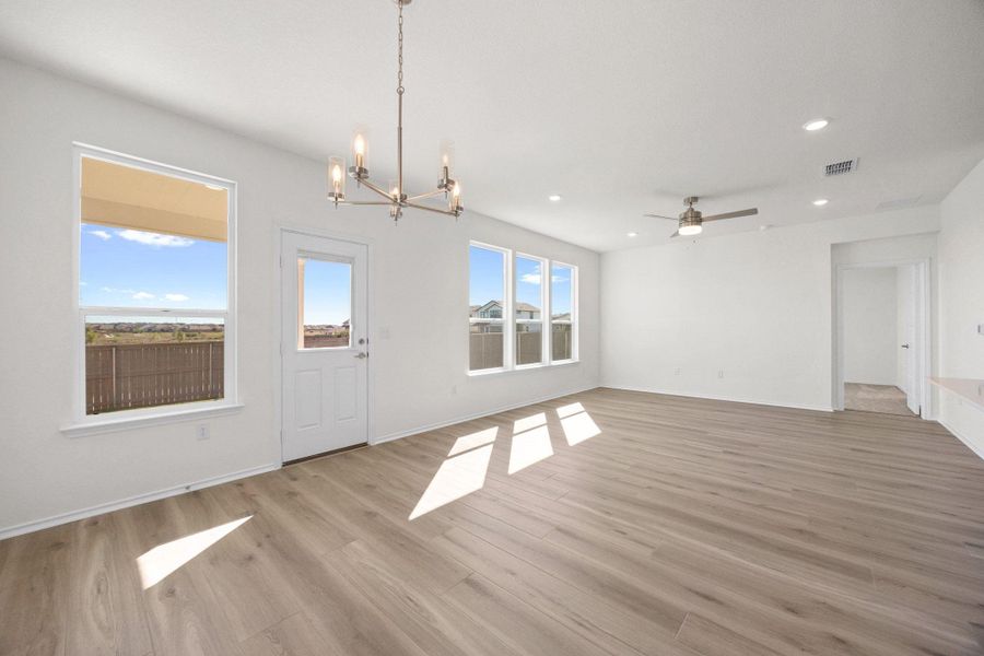 Spacious, unfurnished interior of a new home in McKinney Crossing, Austin (Image 24). Spacious, unfurnished interior of a new home in McKinney Crossing, Austin (Image 24).
