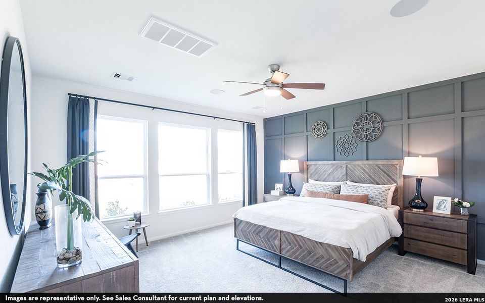 Furnished interior view inside a new home in Hickory Ridge, Elmendorf (Image 14).