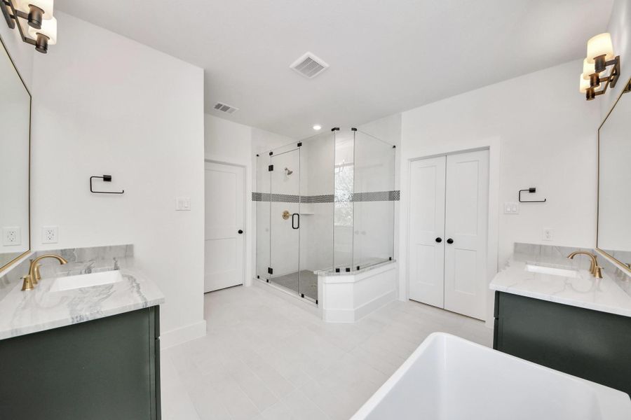 Furnished interior view inside a new home in Caywood Place, Houston (Image 17).