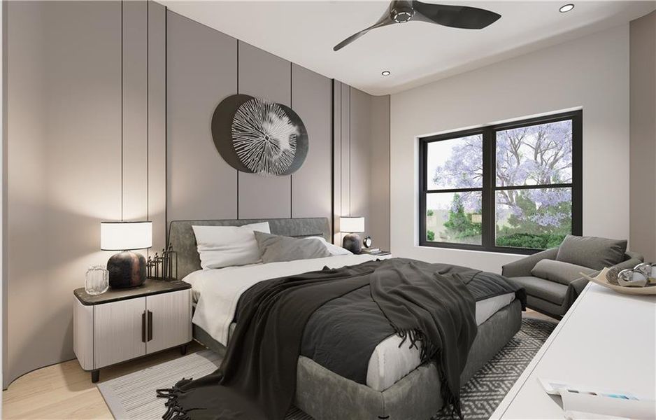 Furnished interior view inside a new home in , Sugar Hill (Image 24).