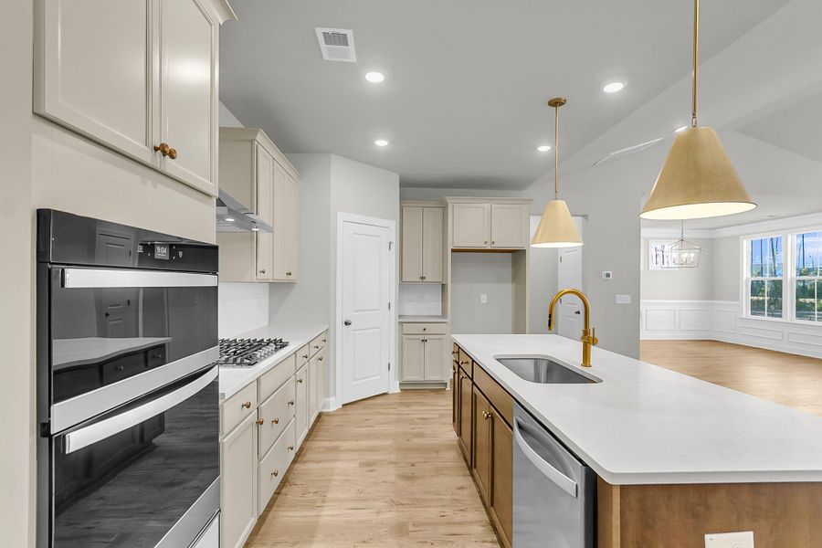 Furnished interior view inside a new home in Tidewater at Lakes of Cane Bay, Summerville (Image 7).