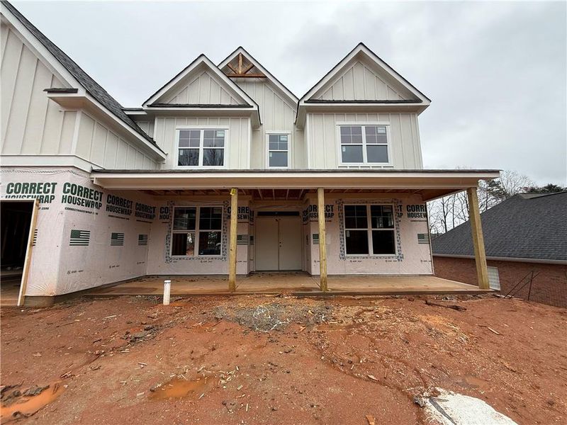 In-progress construction of a new home in , Gainesville, GA (Image 12).