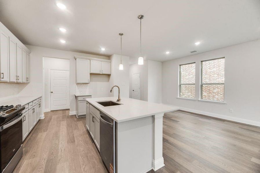 Furnished interior view inside a new home in Spiritas Ranch, Little Elm (Image 12).
