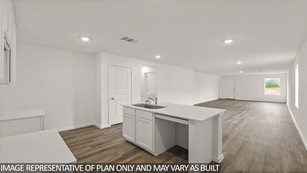 Furnished interior view inside a new home in The Canopies, Splendora (Image 7).