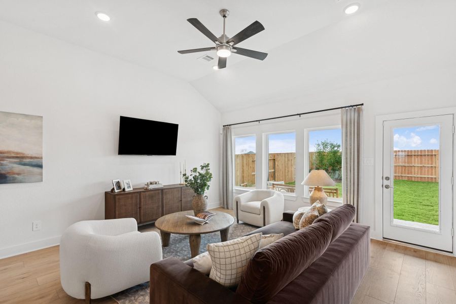 Furnished interior view inside a new home in Wildrye, Waller (Image 11).