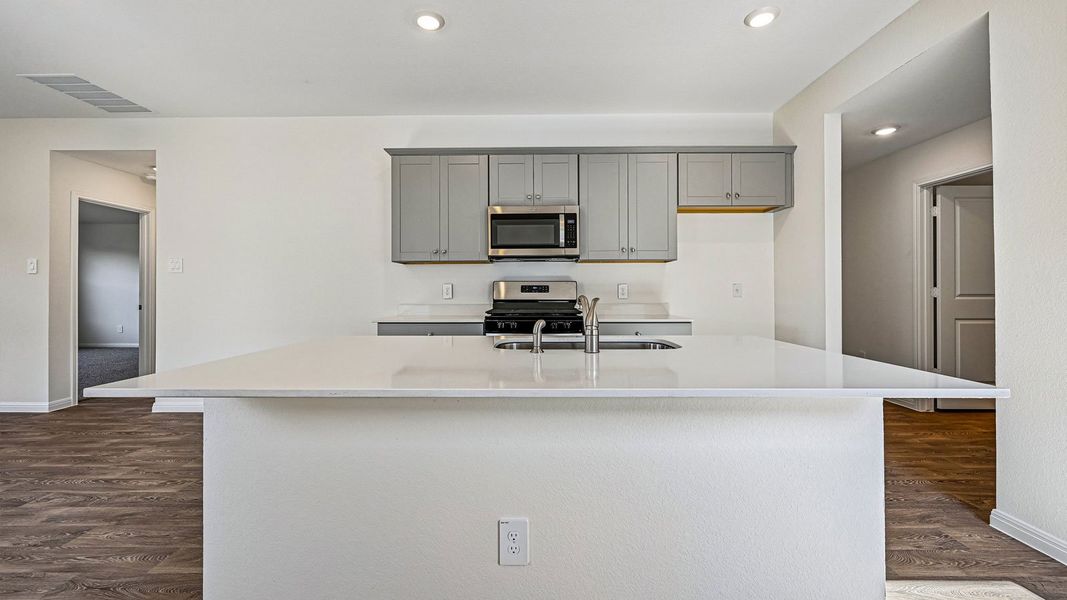 Furnished interior view inside a new home in Southgrove, Kyle (Image 8).