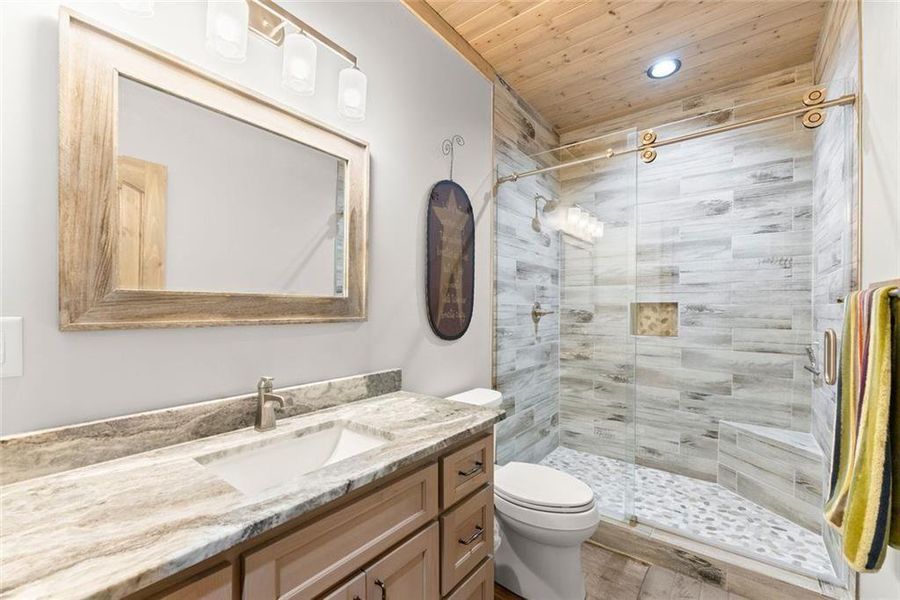 Furnished interior view inside a new home in , Cleveland (Image 48).