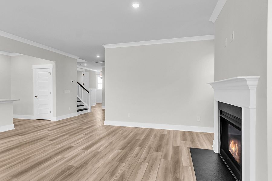 Spacious, unfurnished interior of a new home in Pineland Preserve, Summerville (Image 25).